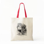 Scrooge at His Desk Tote Bag