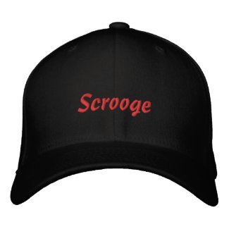 Scrooge Cap / Hat embroideredhat