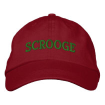 SCROOGE Embroidery Cap embroidered hats by xmasstore SCROOGE Embroidery Cap embroidered hats