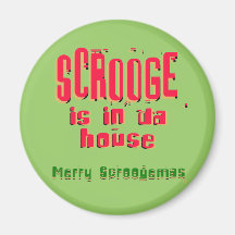 Scrooge is in da house2 refrigerator magnet