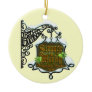 Scrooge&MarleySignScene Christmas Tree Ornament