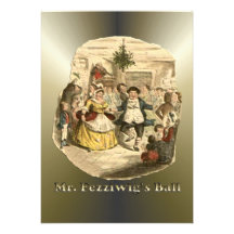 Scrooge of Christmas - A Christmas Carol Personalized Invitations