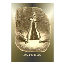 Scrooge of Christmas - A Christmas Carol Personalized Invitation
