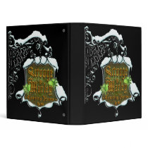 ScroogeHauntedSign Vinyl Binder