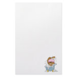 Scrub a Dub Bath Time Bear stationery