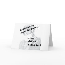 Scrub Tech Greeting Cards