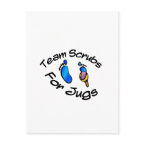 Scrubs for Jugs Postcard