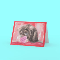 Scruffy Dumbo Valentine cards