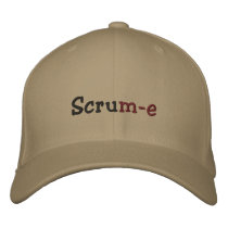Scrum-e Flexifit Embroidered Cap Embroidered Baseball Caps