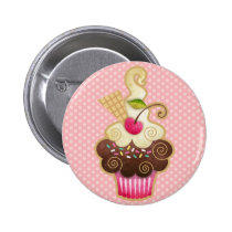 Scrumptious Cupcake buttons