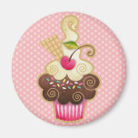 Scrumptious Cupcake Refrigerator Magnet
