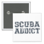 Scuba Addict Square Button