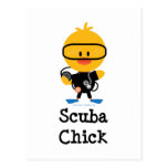 Scuba Chick Postcard