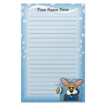 Scuba Corgi Stationery by MenagerieMayhem Scuba Corgi Stationery