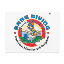 Scuba Crazy Diver PostCard