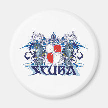 SCUBA CREST FRIDGE MAGNETS