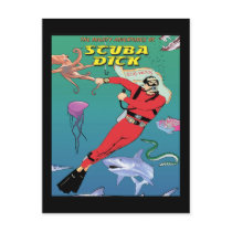 Scuba Dick Postcard
