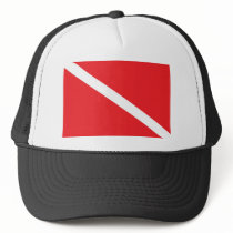 SCUBA Dive Flag Mesh Hat