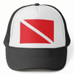 SCUBA Dive Flag hats