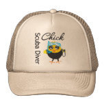 Scuba Diver Chick Mesh Hat