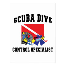 SCUBA Diver Control Specialist Postcards