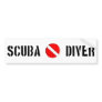 Scuba Diver Cool design! Bumper Sticker