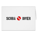 Scuba Diver Cool design! Greeting Cards