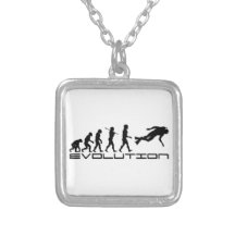 Scuba Diver Diving Water Sport Evolution Art Custom Jewelry