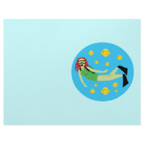 Scuba Diver Letterhead Design