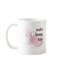Scuba Diving Babe mugs