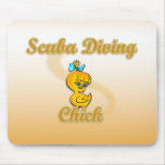 Scuba Diving Chick Mousepad