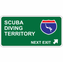 Scuba Diving Next Exit photo sculptures by whatitis Scuba Diving Next Exit photo sculptures