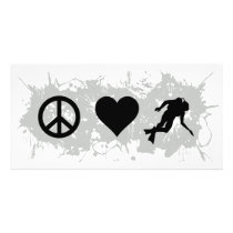 Scuba Diving Personalized Photo Card