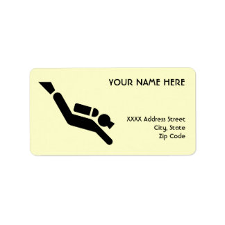 Scuba Diving Shipping, Address, & Return Address Labels | Zazzle