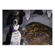 Scuba Dog "Sharing" Trading Card business cards by Firecrackinmama Scuba Dog "Sharing" Trading Card business cards