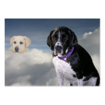 Scuba Dog "Sympathy" Trading Card Business Card Template