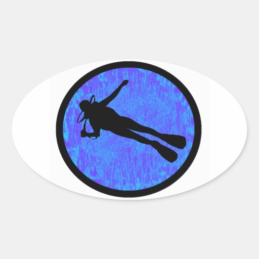 SCUBA EL PACIFIC OVAL STICKER