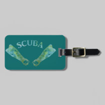 SCUBA Fins luggage tags