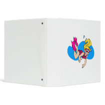 Scuba girl vinyl binders