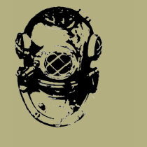 scuba helmet t-shirts by simplemachine scuba helmet t-shirts