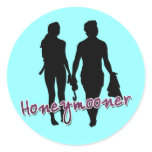 Scuba Honeymooner Tees and Gifts Sticker