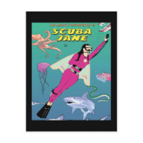 Scuba Jane Postcard