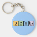 Scuba made of Elements Key Chain