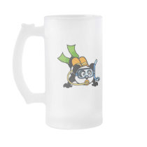 Scuba Panda Coffee Mugs