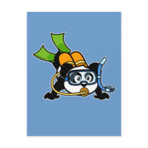 Scuba Panda Post Cards