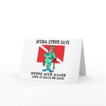 SCUBA Steve Greeting Card