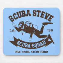 Scuba Steve mousepads