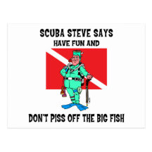 SCUBA Steve Post Cards