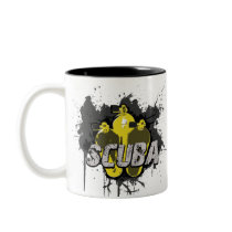Scuba - yellow mugs