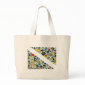 Scubadorable Diver Down Flag Jumbo Tote Bag